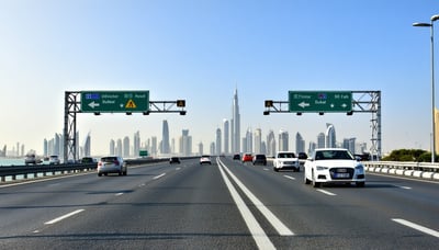 Dubai road toll services illustration Dubai road toll services illustration