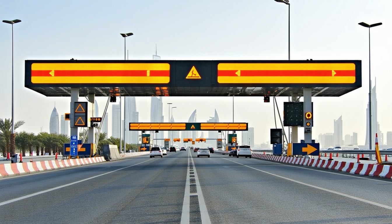 Seamless toll payment system in Dubai